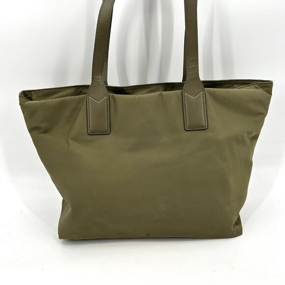 MARC JACOBS Army Green Wingman 100% Nylon Tote Bag Purse - Picture 4 of 10